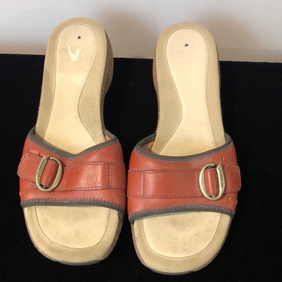 Merrell Sundial Autumn Slide Sandals Size 9 - Picture 1 of 7